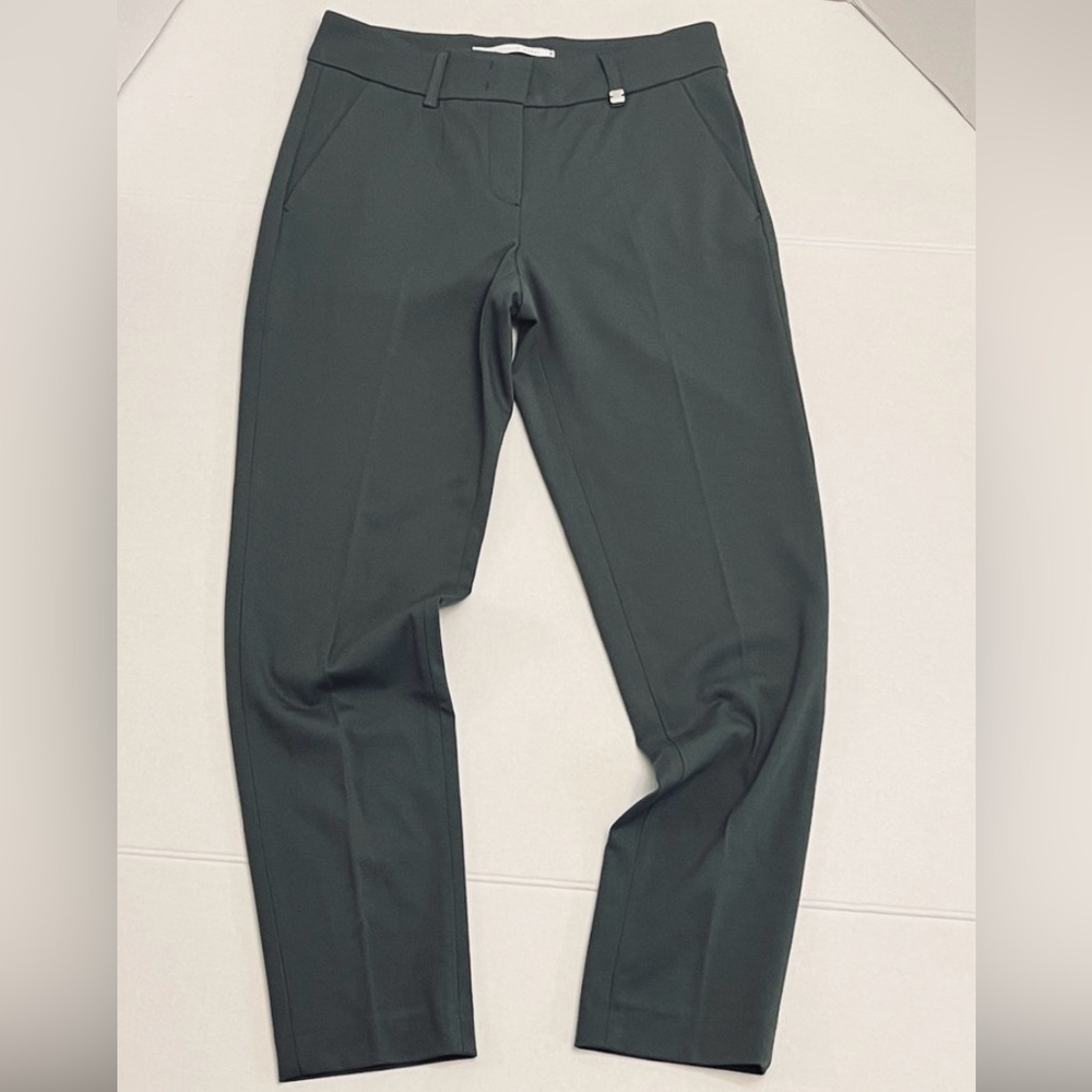 RAFFAELLO ROSSI GRAY WOMENS LUXURY PANTS SLACKS TROUSERS SLIM FIT  SIZE 4